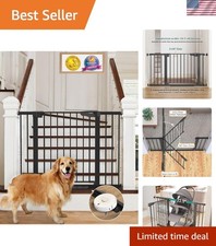 29.7-46" Baby Gate for Stairs, Mom's Choice Awards Winner-Auto Close Dog Gate...