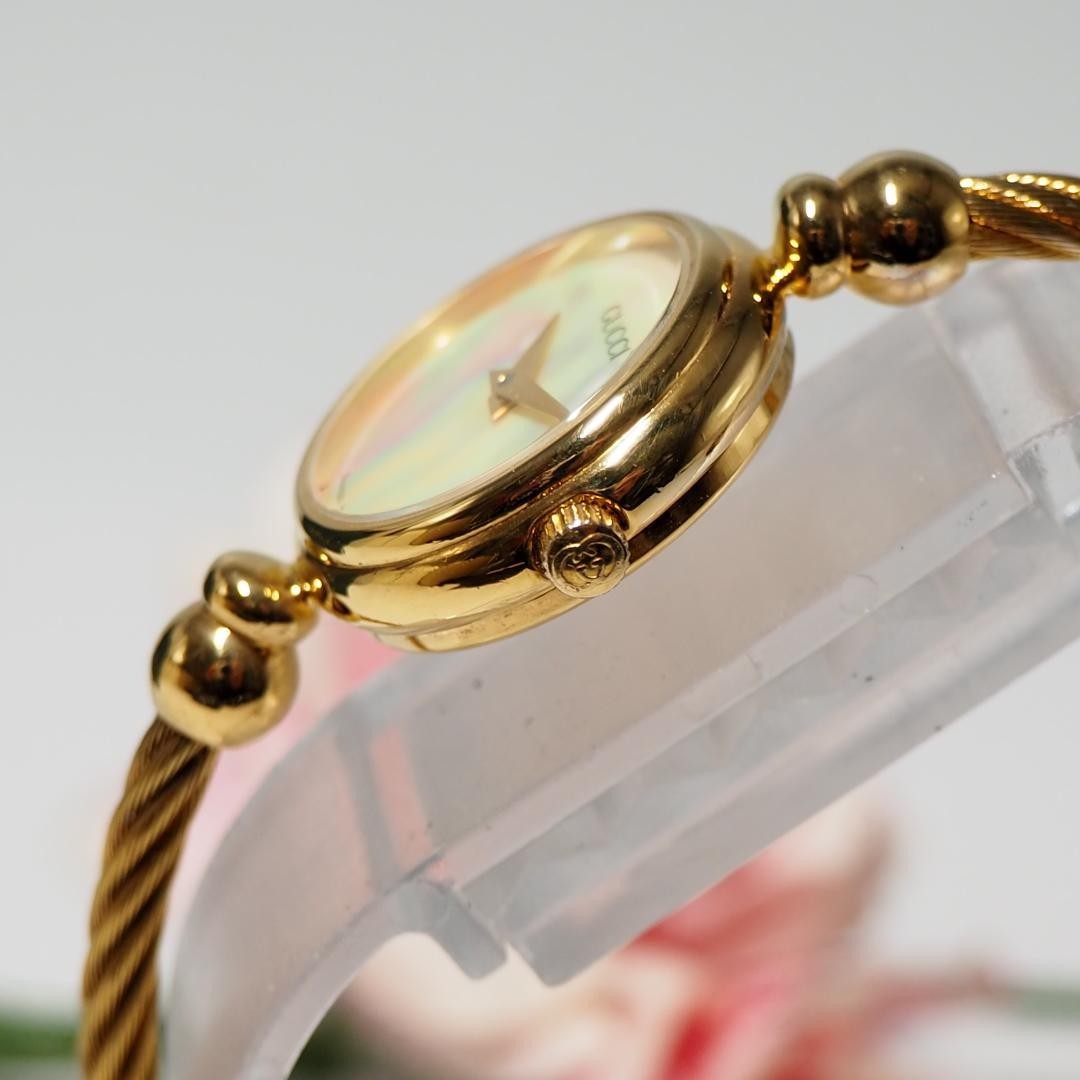 Good Condition GUCCI Bangle Watch 2700 Shell Watch BoxGUCCI,18551 thumbnail 4