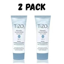 2 Pack TIZO 2 Non-Tinted Facial SPF 40 1.75oz Mineral Sunscreen, Shipp USA