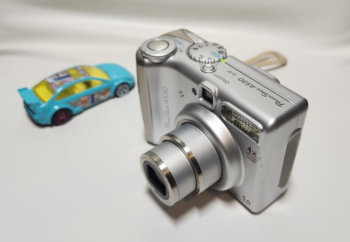 Canon PowerShot A530 5.0MP Digital Camera Silver 4x Optical Zoom