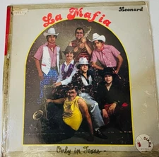 *LA MAFIA w/Oscar & Leonard-"Only in Texas" -RARE- *Latin Tejano/Vinyl Record LP