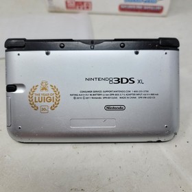 Nintendo 3DS XL Mario & Luigi Dream Team 32GB Handheld Silver W/ Preloaded Games