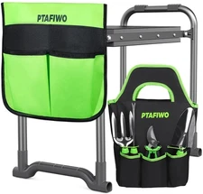 Upgraded Garden Kneeler and Seat, Garden Stool with Thicken & Widen Soft Knee...