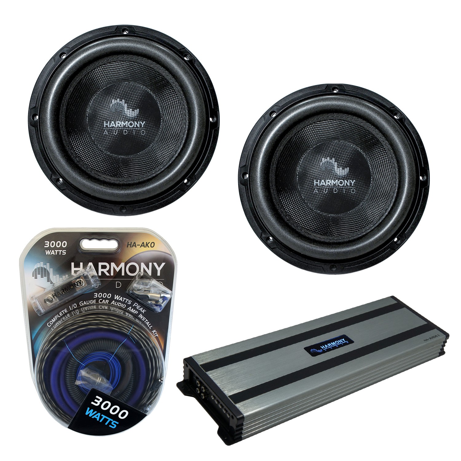 Competition 10" Sub 2000w Subwoofer & Ha-a1500.1