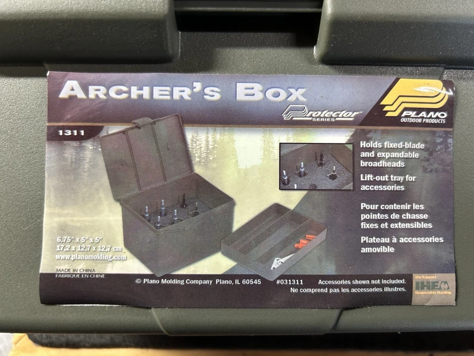 Caja de cabeza ancha de tiro con arco Plano Foto 4 de 4