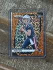 2024 Panini Prizm #329 Drake Maye Orange Laser Rookie Prizm Card! MINT!