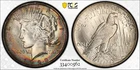 1923 Peace Dollar   PCGS MS 65  Rainbow Toned & Very Tough w/ Attractive Color