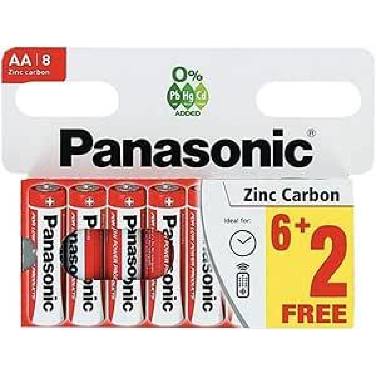 Panasonic - R6r Aa 8Pk Red - Image 3