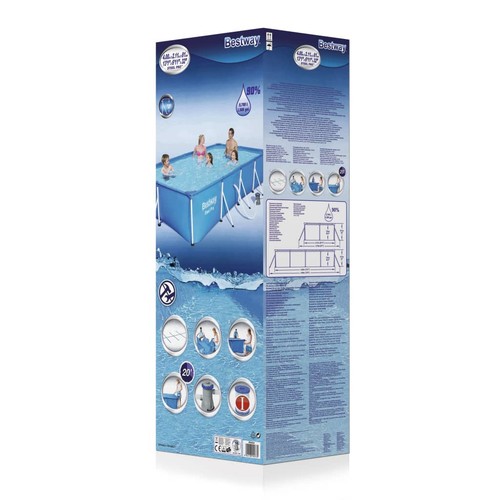Bestway Steel Pro Swimmingpool-Set Rechteckig 400×211×81 cm 56424 - Bild 4 von 6