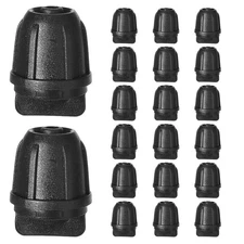 20 Pack 1/4 Inch Drip Irrigation Hose End Plug Fittings, Drip Tubing End Clos...