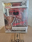 Funko POP Demogorgon Stranger Things #428 Auto Dorian King Cert Free Ship