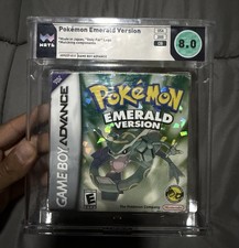 Pokémon Emerald Version GBA WATA 8.0 CIB Complete Edition NTSC-U/C 2005
