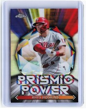 2021 Topps Chrome #PP-13 Rhys Hoskins Prismic Power Philadelphia Phillies