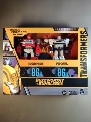 Transformers Buzzworthy Bumblebee 86 The Movie Ironhide & Prowl 2er Pack Hasbro