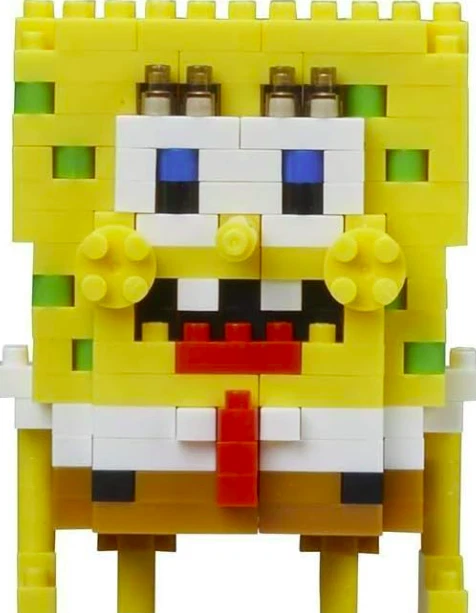 NEW Kawada Nanoblock Charanano SpongeBob SquarePants CN-21 Shipping from japan - Image 2 of 4