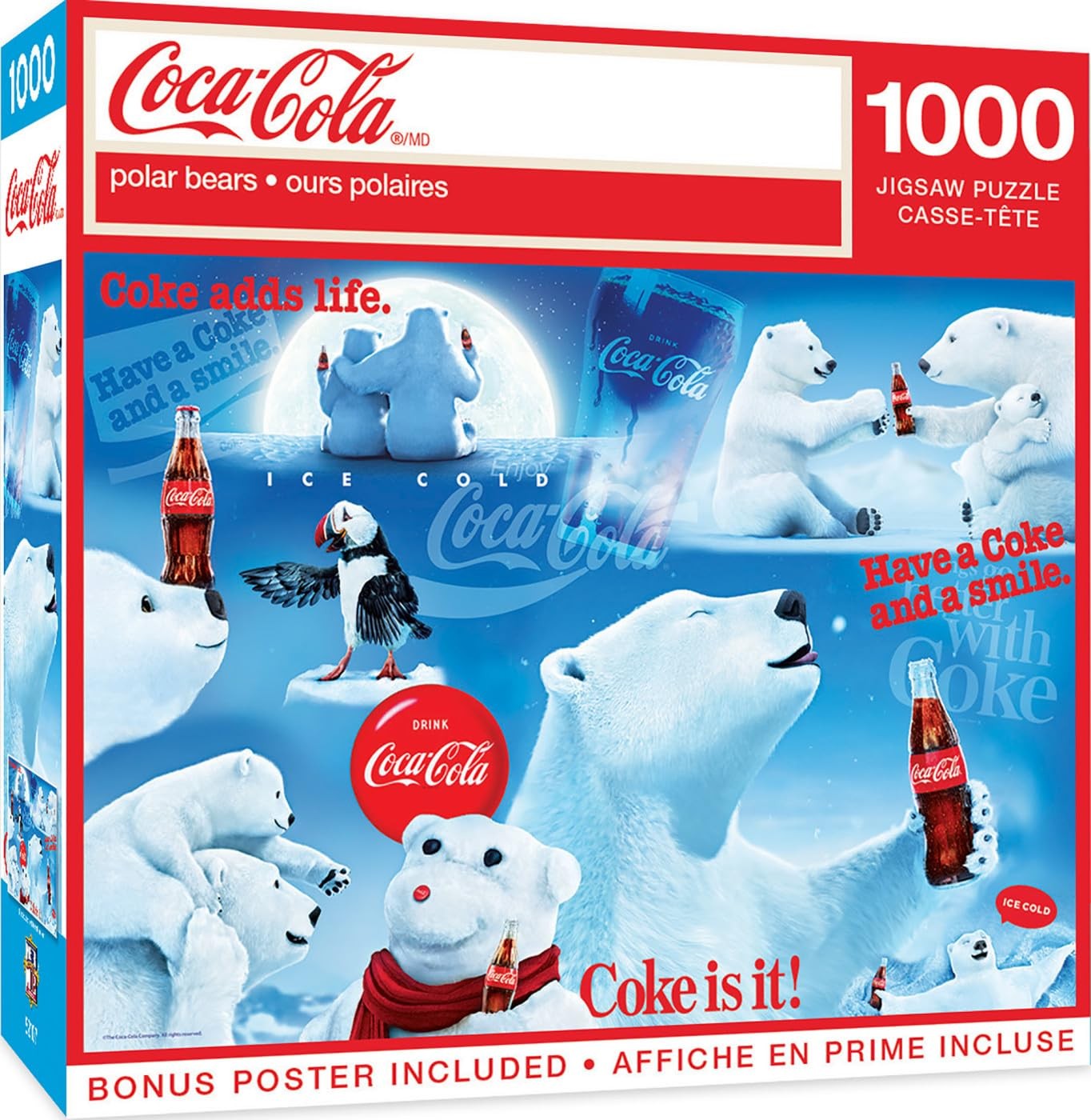 Coca-Cola Eisbären-Головоломка, 1000 Teile