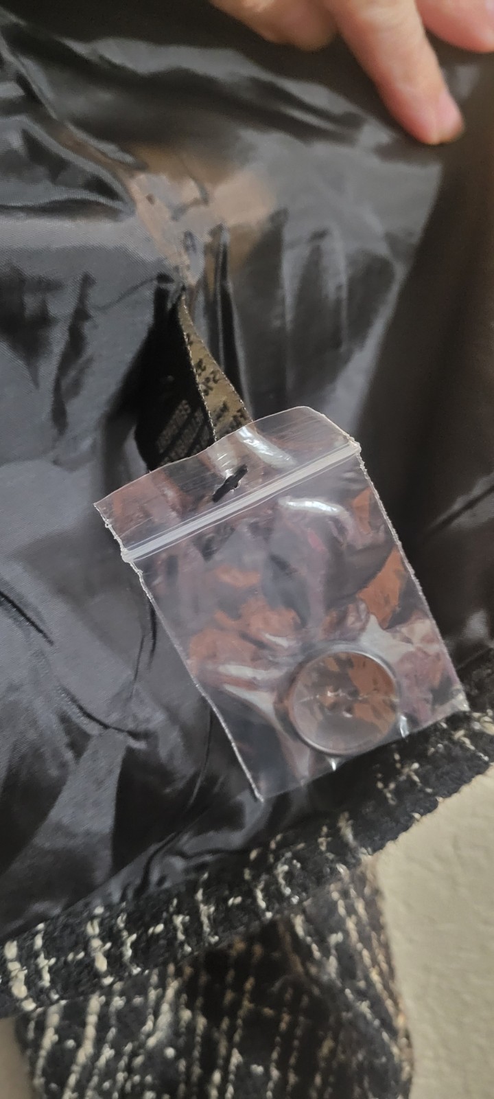 NEW Christian Siriano Suit Jacket Dress Coat Blazer XS Small Black Cropped