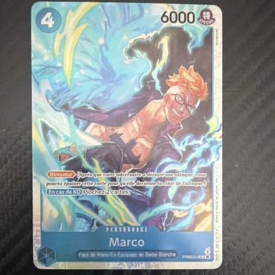 Bandai One Piece Card Game Marco PRB02-008 FR 6000 C4 Spécial - Photo 1/4