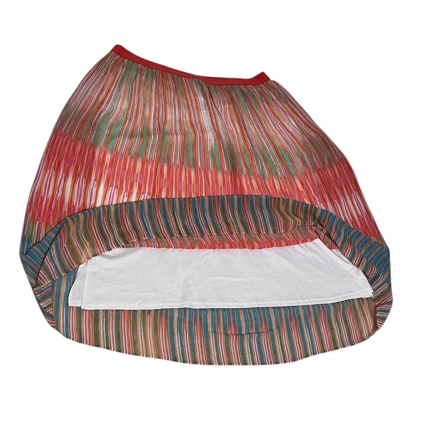 Ruby Road Plus Size 18 Rainbow Stripe Pleated Mid… - image 9
