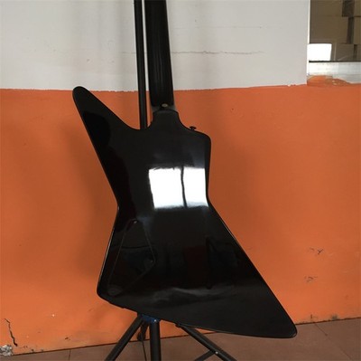 Black Explorer Electric Guitar High Quality James Hetfield HH