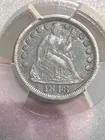 1848 Liberty Seated Dime, PCGS XF Details Gorgeous Coin! LOW Mintage!