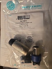 New Old Stock Neutrik NLT4FX 4-Pole Female speakON Connector with Metal Housing.