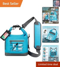 Waterproof Dry Bag Backpack - 5L-30L with Zippered Pockets  Phone Case