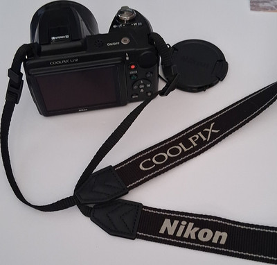 Nikon COOLPIX L110 Point & Shoot Digital Camera Black 15x Optical Zoom Stereo