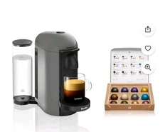 Breville Nespresso VertuoPlus Coffee & Espresso Machine BNV420 Grey – New Sealed