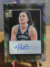 2025 DONRUSS WNBA MEGAN GUSTAFSON SIGNATURE SERIES AUTOGRAPH AUTO LAS VEGAS ACES