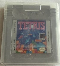 Vintage 1989 Nintendo GameBoy Tetris Cartridge & Case Authentic DGM-TR-USA-1