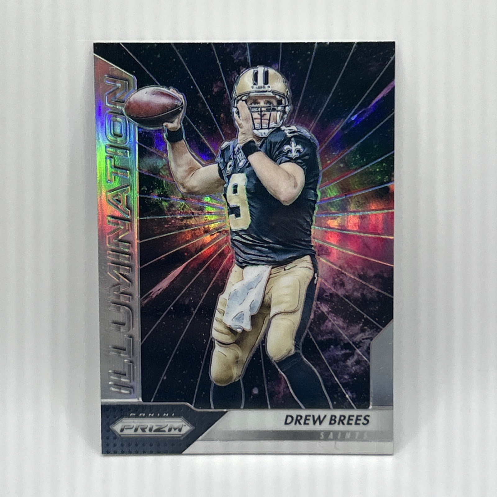 Drew Brees Silver Prizm Illumination Insert 2016 Panini Prizm Football #4