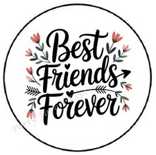 BEST FRIENDS FOREVER ENVELOPE SEALS LABELS STICKERS PARTY FAVORS