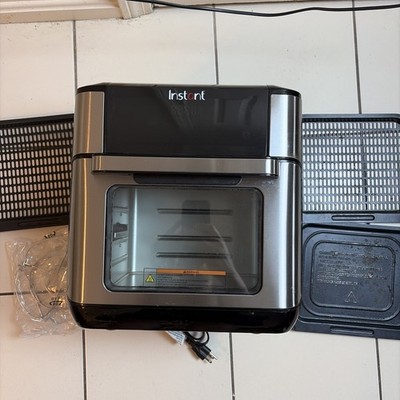 Instant Vortex Plus 10QT 7-in-1 Air Fryer Oven Stainless Steel/Black