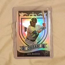 Panini 2021 Chronicles Crusade Rookie Akil Baddoo #14 Detroit Tigers MLB Card