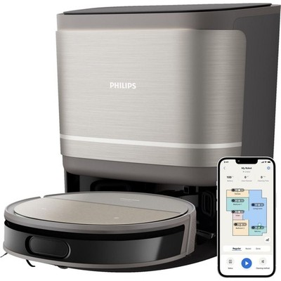 Philips XU9100/10 Saugroboter Metallic/Schwarz Staubwischroboter  Akkusauger