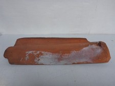 alter uralter Dachziegel mit Namen Feierabendziegel ? ca. 47,4 cm lang