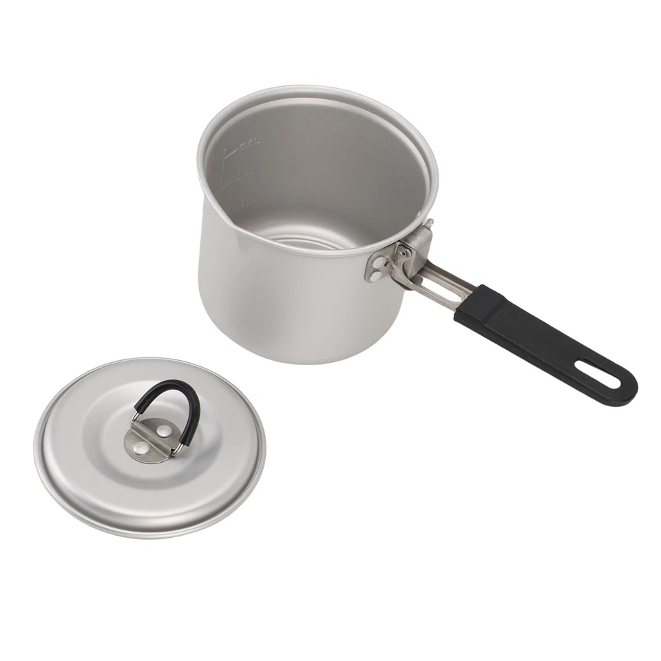Small Milk Pot Portable Aluminum Fast Heating Foldable Camping Pot - Image 4 of 4