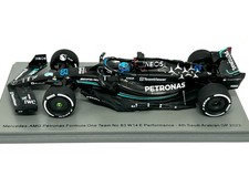 George Russell Mercedes W14 Spark Model F1 Car- Russell 2023 Saudi GP Model