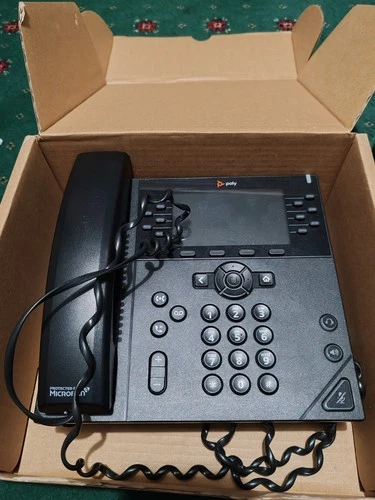Polycom VVX 450 IP Phone Wired Handset 12 Lines VOIP