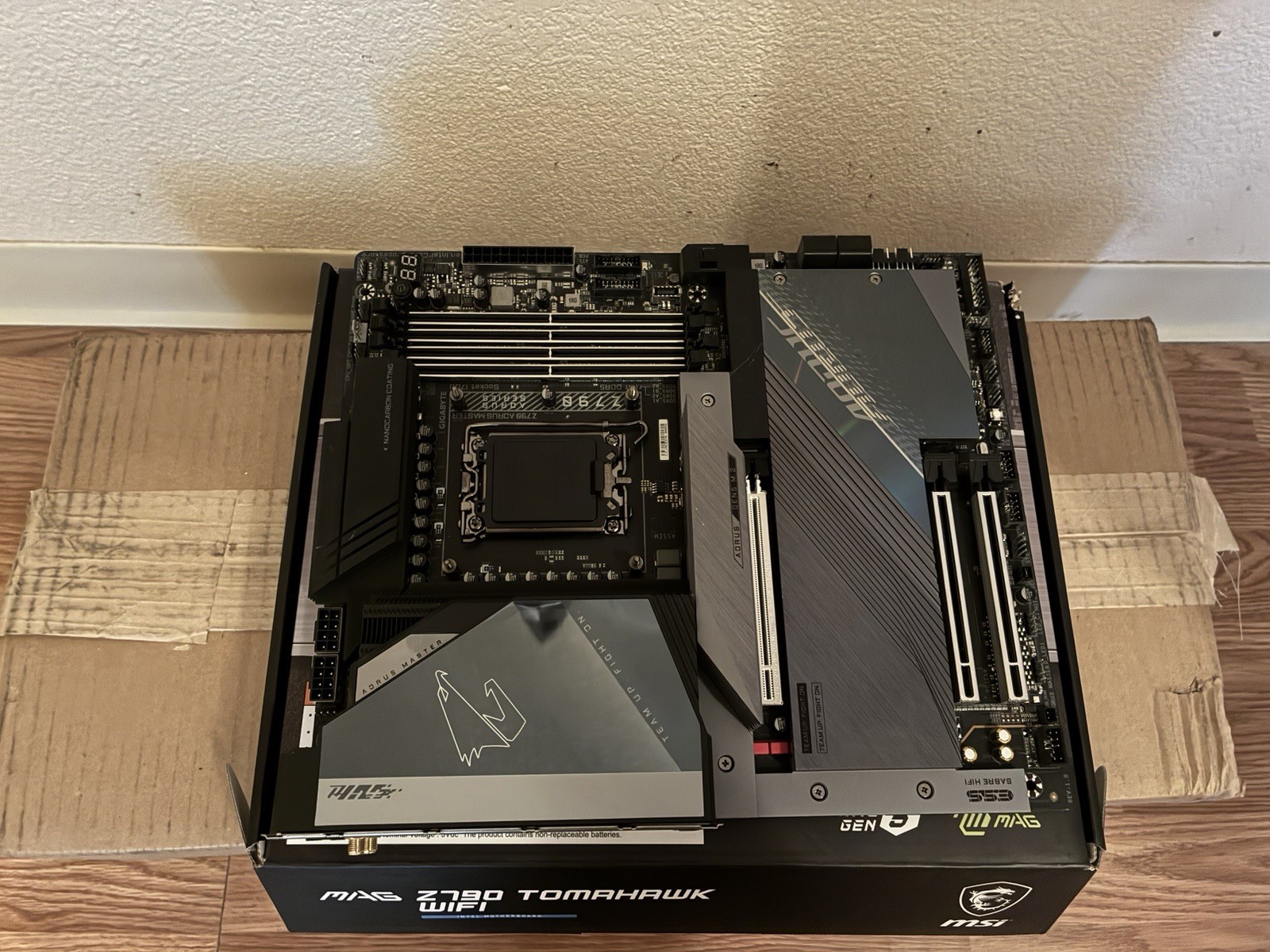 Chipset Layout Gigabyte Z790 AORUS MASTER LGA1700 DDR5 E-ATX Motherboard WiFi 6E 10GbE ...