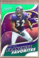 2023 Prestige Ray Lewis /149 #FF-4 Ravens Franchise Favorites Xtra Points Green