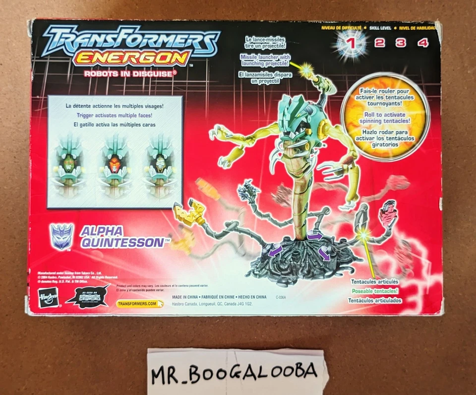 Transformers Energon Powerlinx Alpha Quintessons 2004 MISB - Immagine 3 di 4