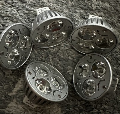 MR16 12v 3x1W 6000k Set Of 5