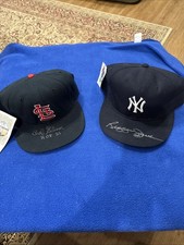 Bob Gibson And Reggie Jackson Autographed Hats