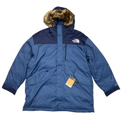 The North Face Bedford Full Zip Shady Blue Down Parka, Size 3XL NWT