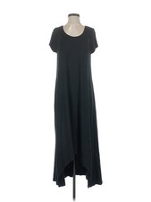 H By Halston Women Black Casual Dress S