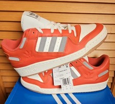 Adidas Men Forum Low Classic Shoes Genuine Upper Leather FZ6273 Size 10