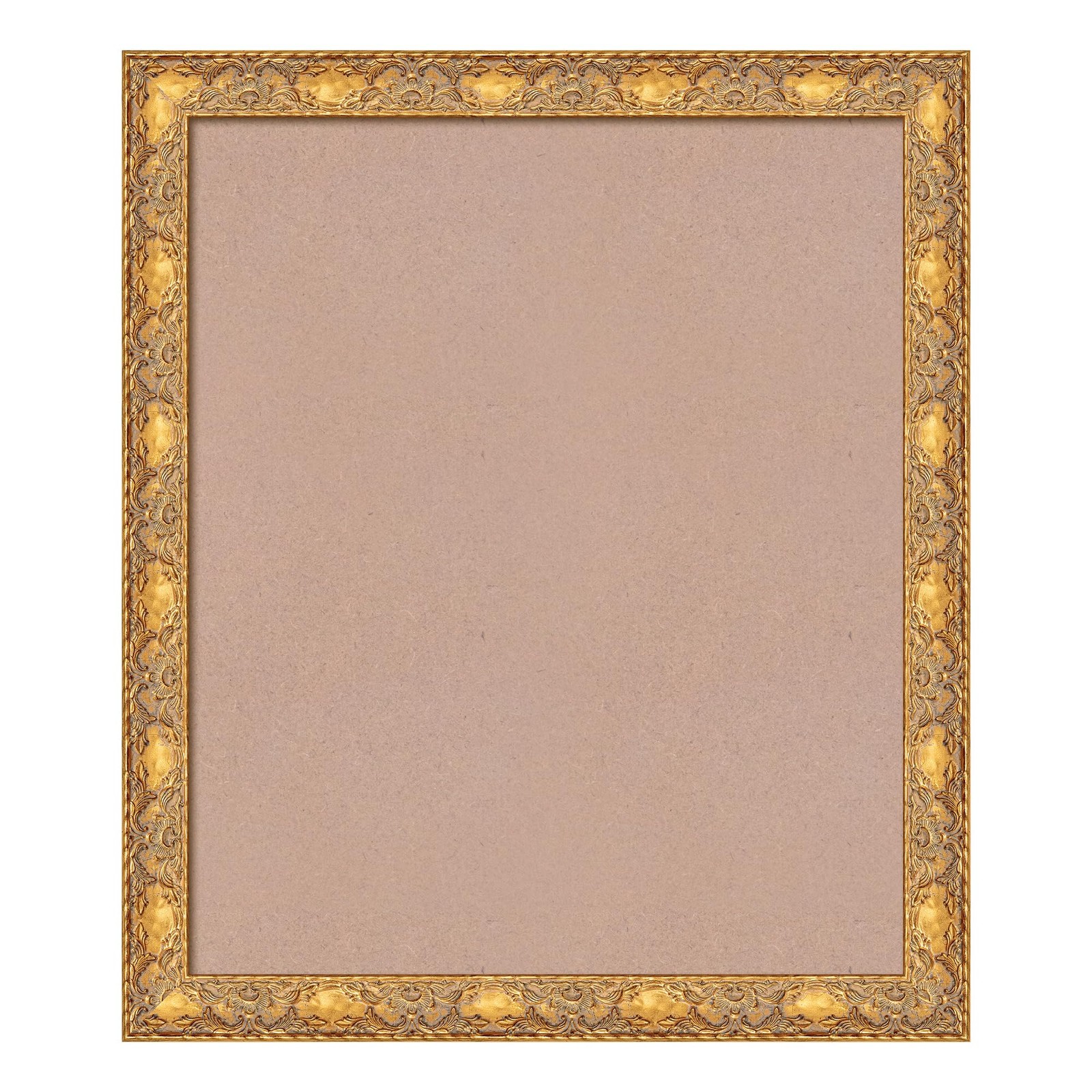 20x24 Gold Picture Frames: Ornate Wooden Frame 24x20 Display Canvas ...
