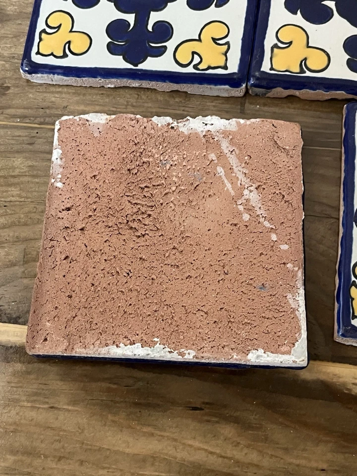 Mexican Tile Handmade Talavera Backsplash Hand painted 8 Pieces Free Ship USA - Image 3 of 3